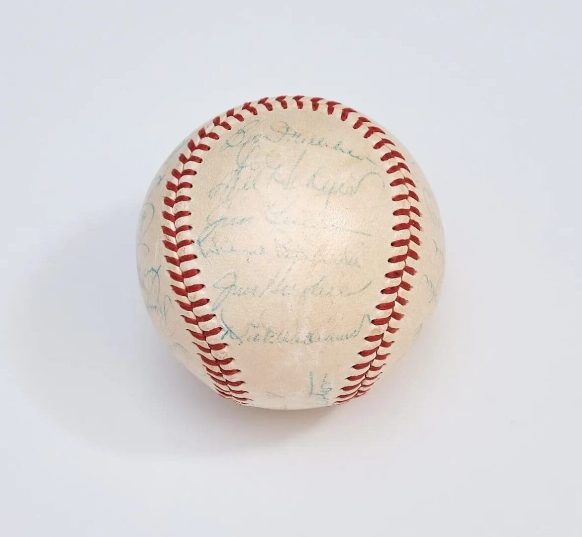"National League Baseball" Autographed by 1950's Brooklyn Dodgers - Image 3