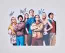"Big Bang Theory" Full Cast Autographed 10x8 Photo