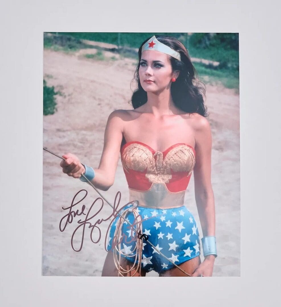 "Wonder Woman" 8x10 Photo Autographed by Lynda Carter