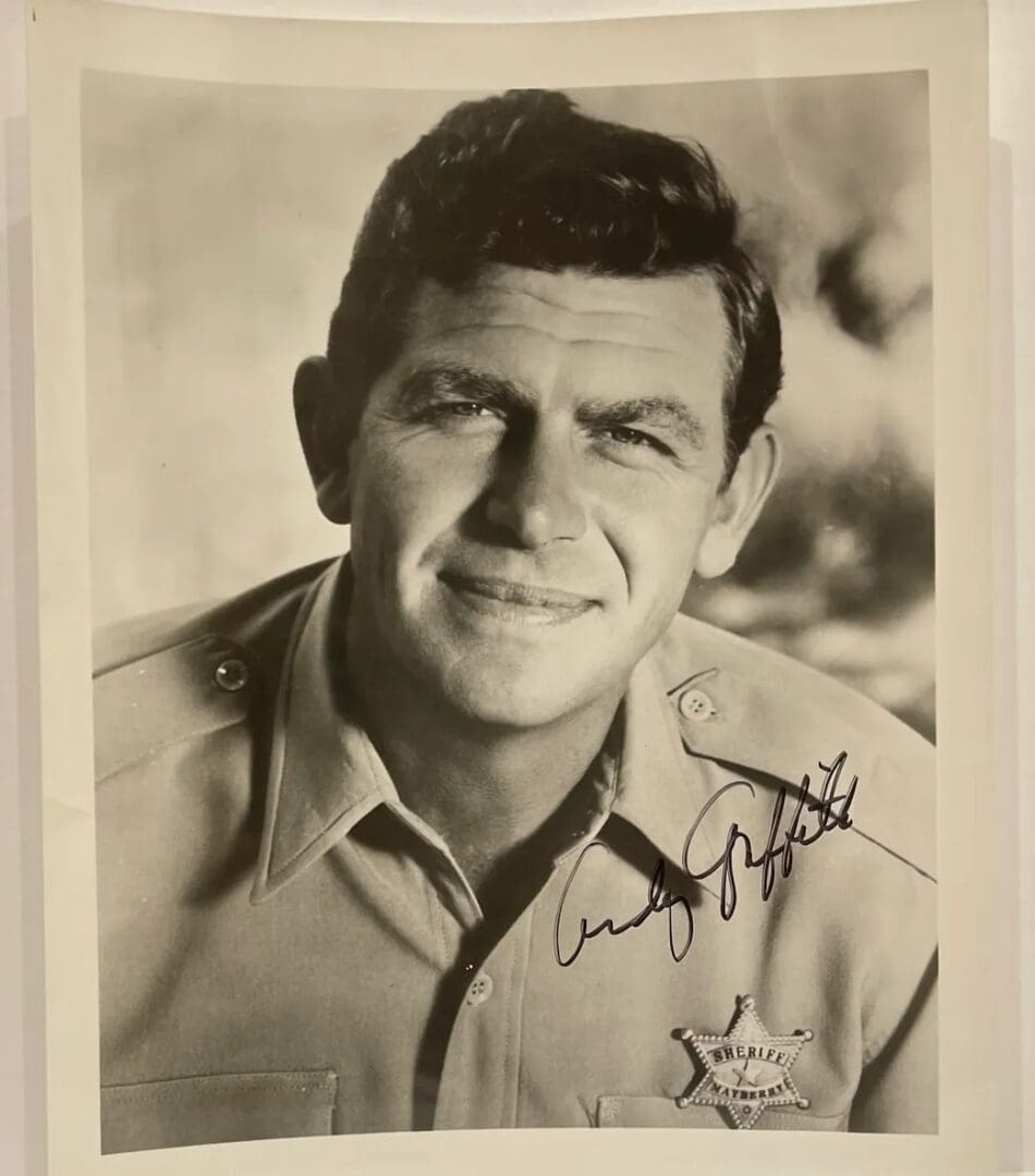 "Andy Griffith" Autographed Photo