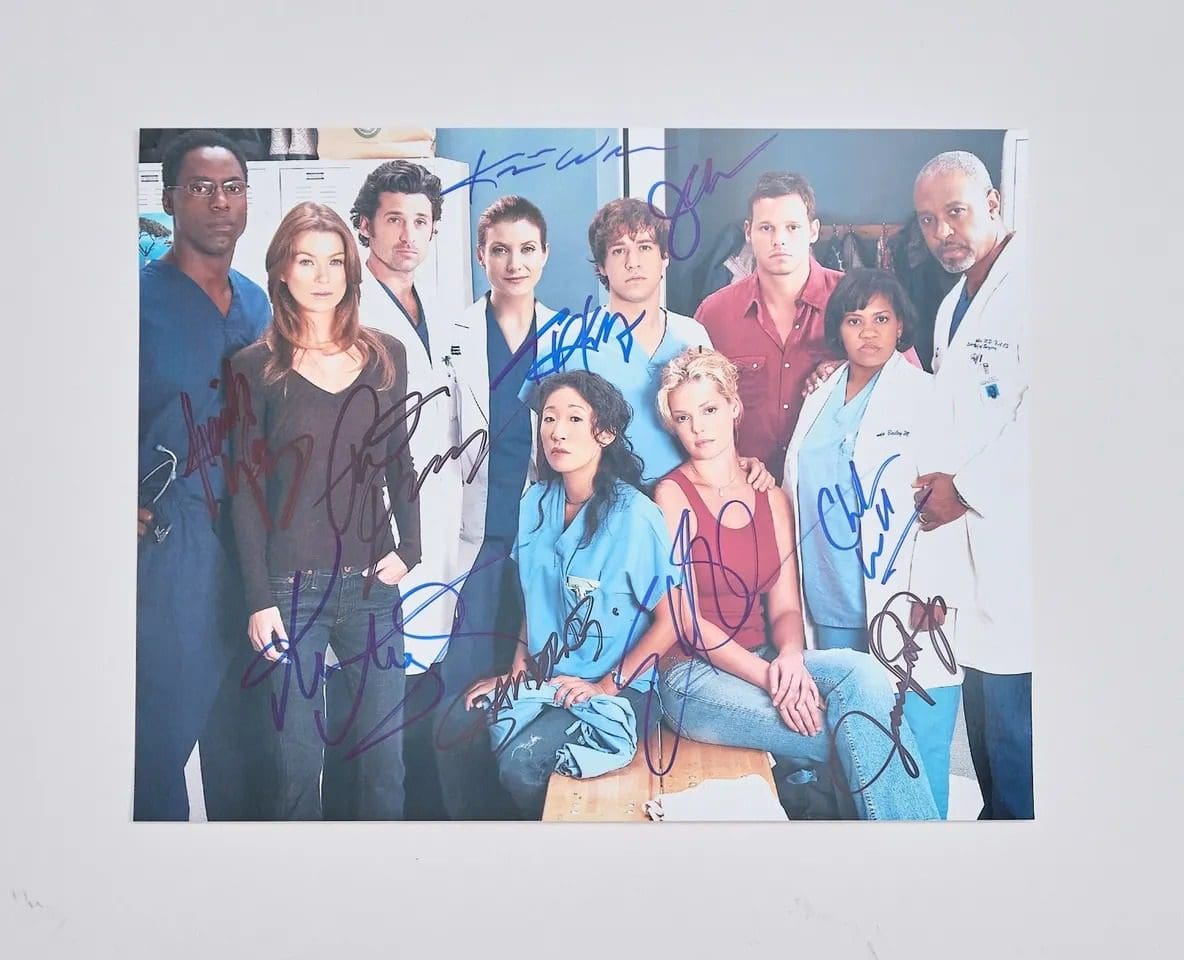 "Grey's Anatomy" Autographed 10x8 Photo