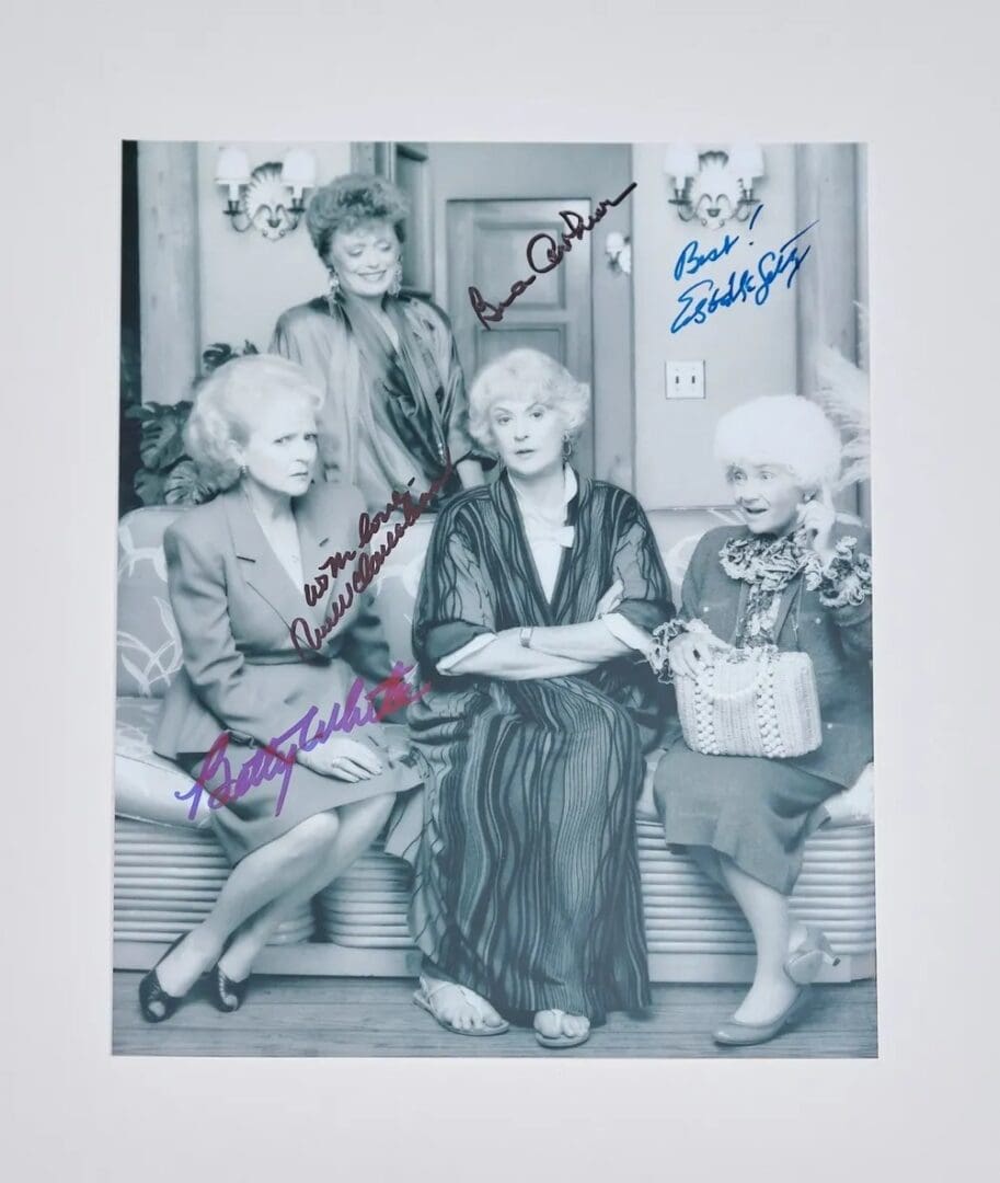 "Golden Girls" Autographed 8x10 Photo