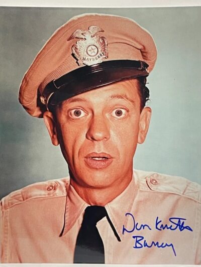 "Don Knotts" Autographed 8x10 Photo