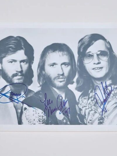 "Bee Gees" Autographed 10x8 Photo