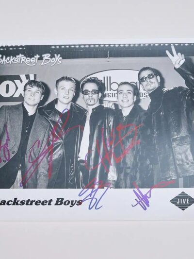 "Backstreet Boys" Band Signed 10x8 Photo