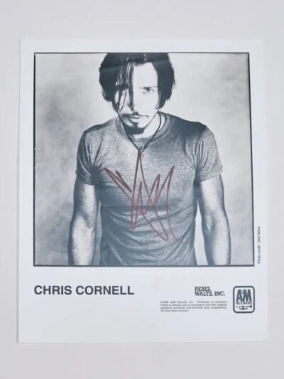 "Chris Cornell" Autographed 8x10 Photo