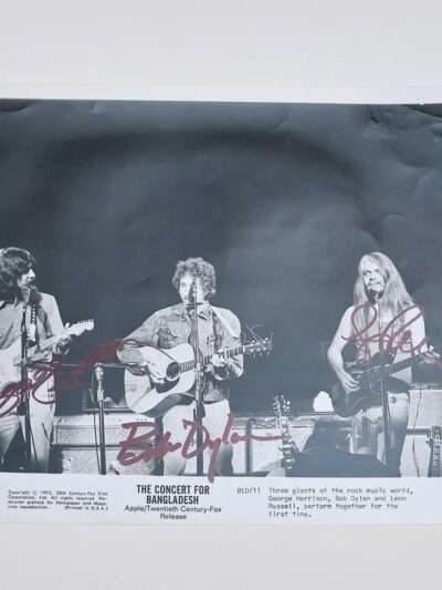 "The Concert for Bangladesh" Autographed 10x8 Photo