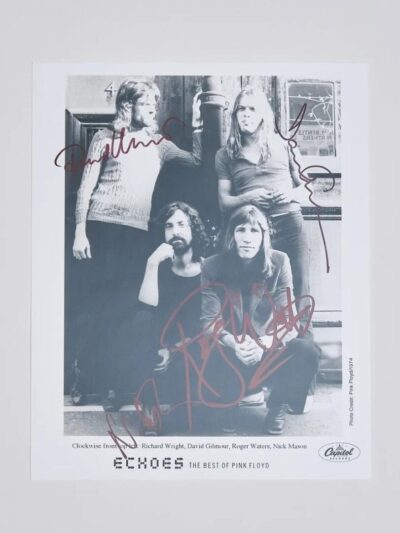 "Pink Floyd" Echoes Autographed 8x10 Photo