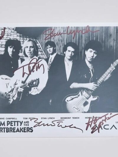 "Tom Petty and The Heartbreakers" Autographed 10x8 Photo