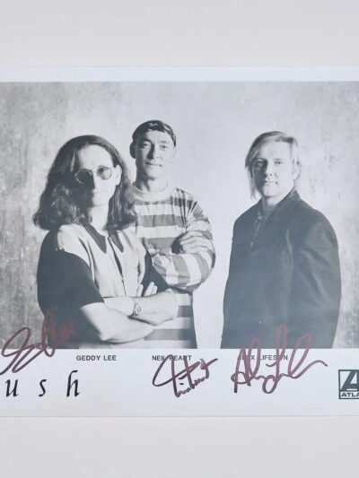 "Rush" Band Signed 10x8 Photo