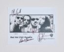 "Red Hot Chili Peppers" Autographed 10x8 Photo