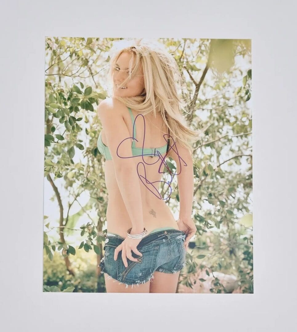 "Britney Spears" Autographed Photo 8x10