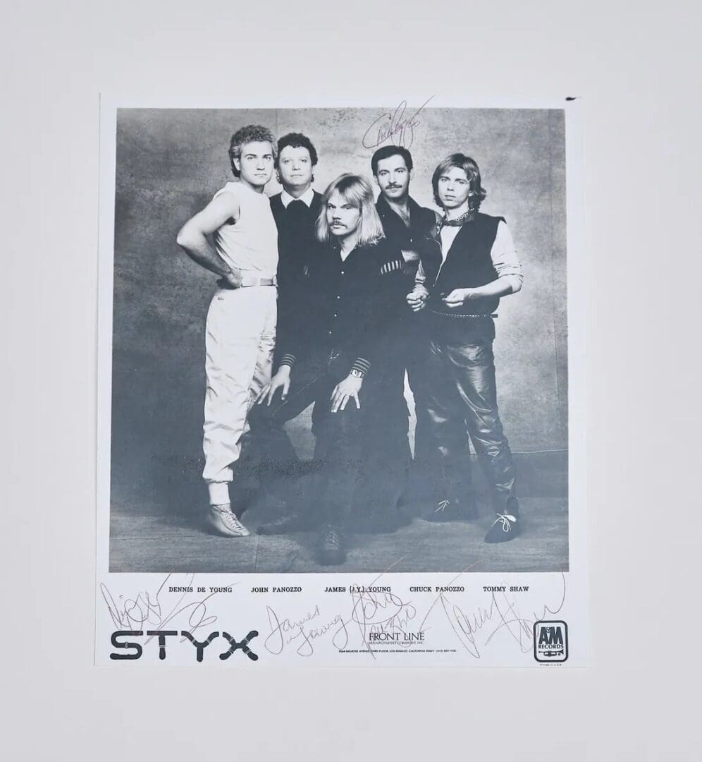 "Styx" Autographed 8x10 Photo