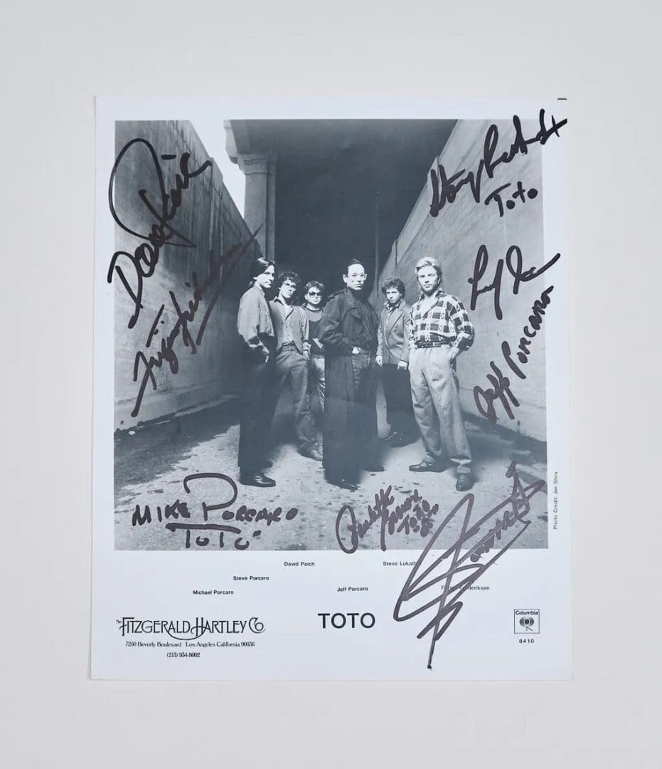 "Toto" Autographed 8x10 Photo