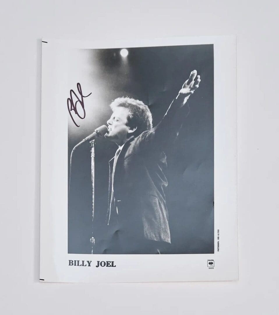 "Billy Joel" Autographed 8x10 Photo