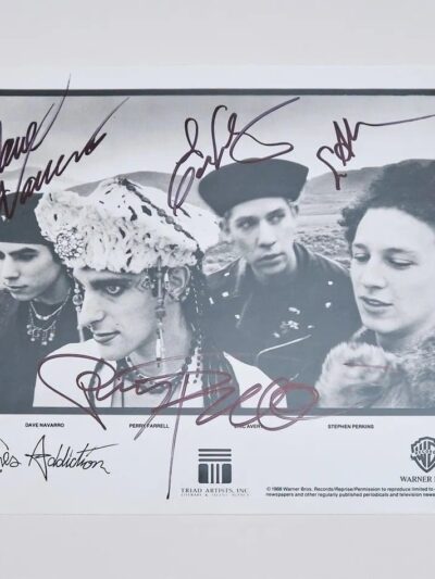 "Janes Addiction" Autographed 10x8 Photo