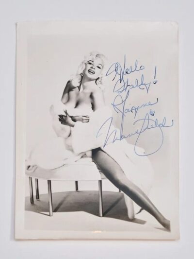 "Jayne Mansfield" Autographed 5x7 Photo