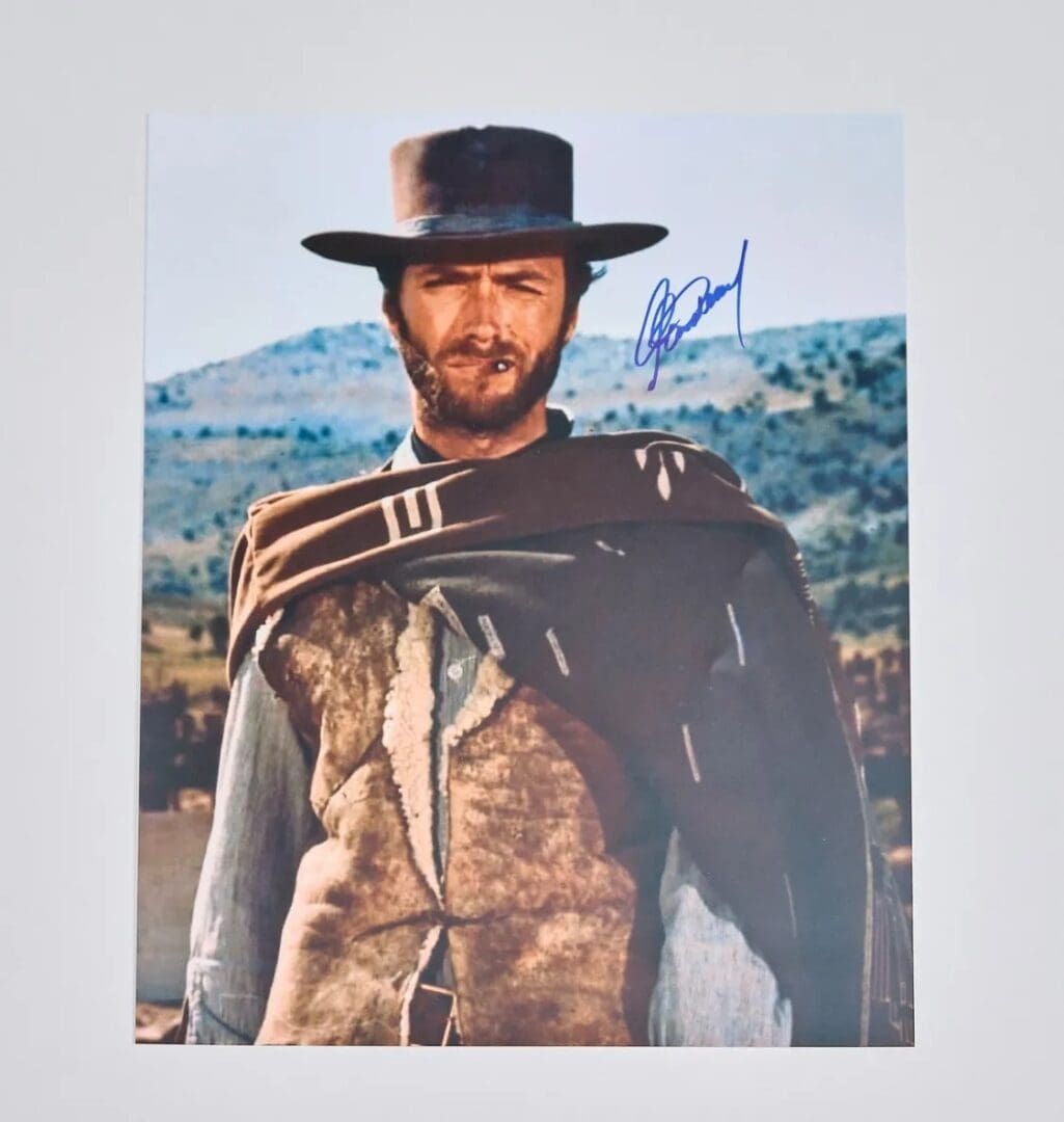 "Clint Eastwood" 8x10 Autographed Photo