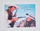 "Clint Eastwood and Eli Wallach" Autographed 10x8 Photo