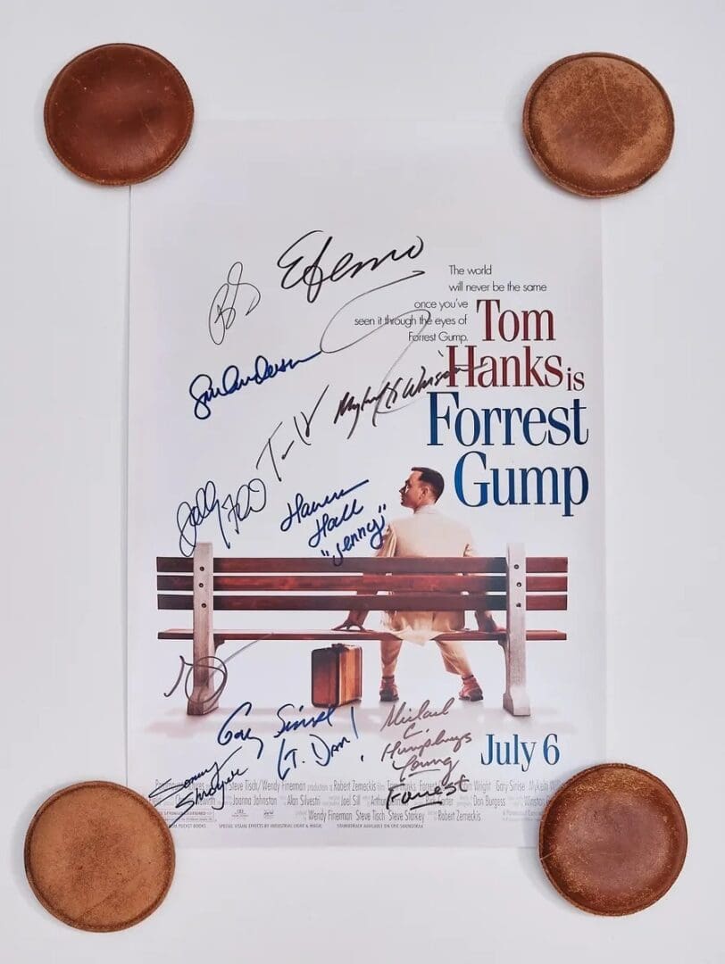 "Forrest Gump" Cast Autographed Mini Movie Poster