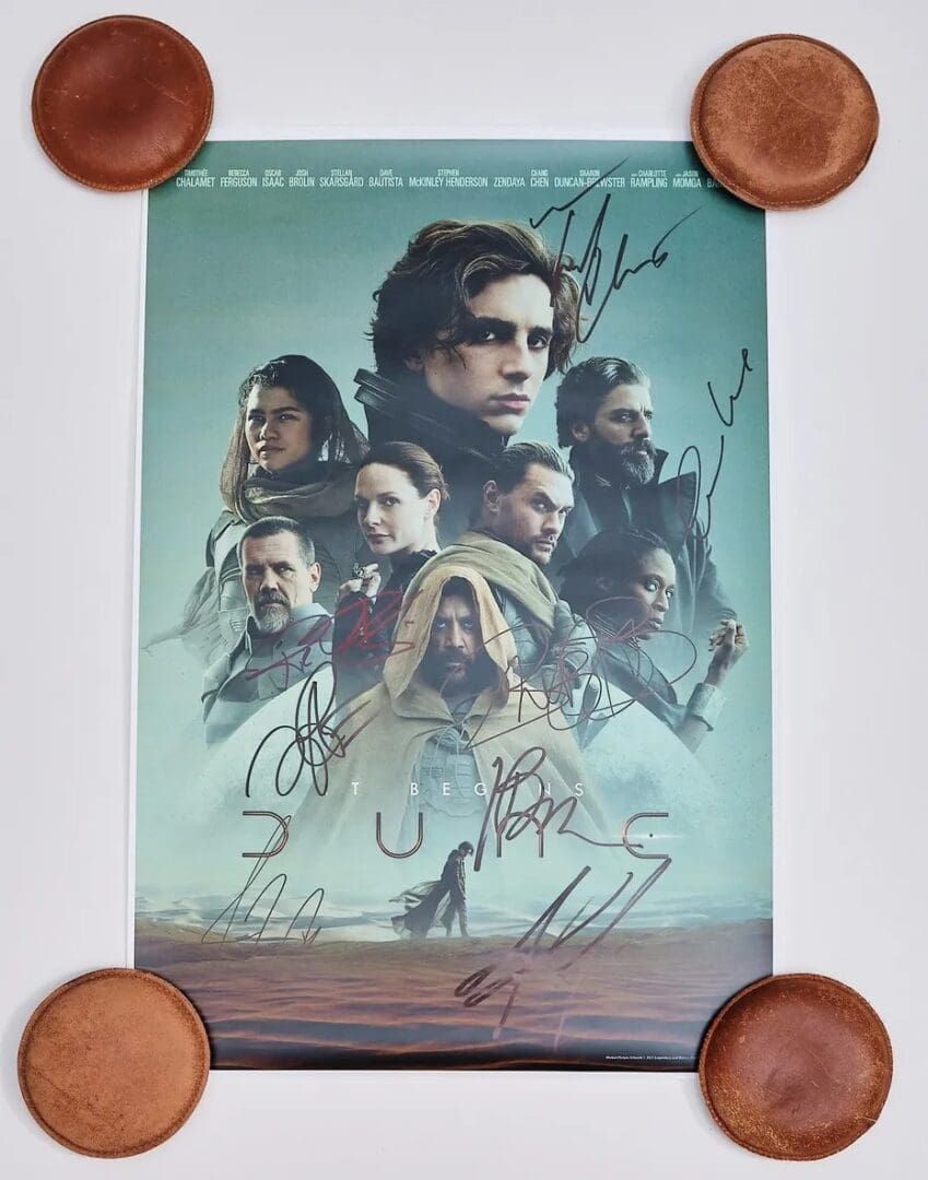 "Dune" Cast Autographed Mini (12x18) Movie Poster