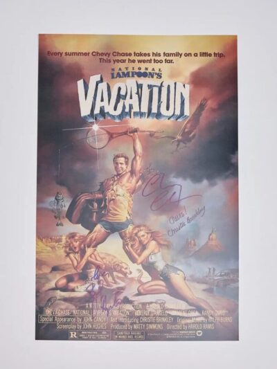 "Vacation" Signed Mini Movie Poster