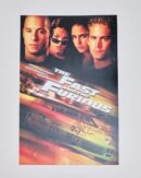 "The Fast and the Furious" Autographed Mini Movie Poster