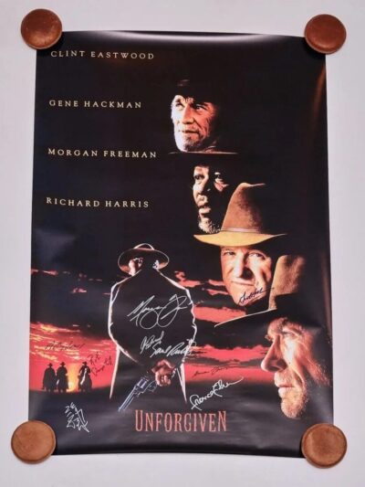 "Unforgiven" Cast Autographed Movie Poster
