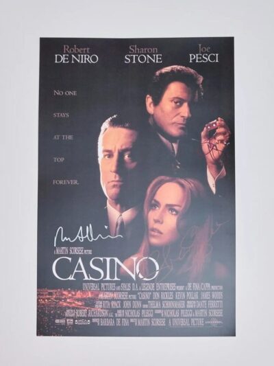 "Casino" Autographed Mini Poster