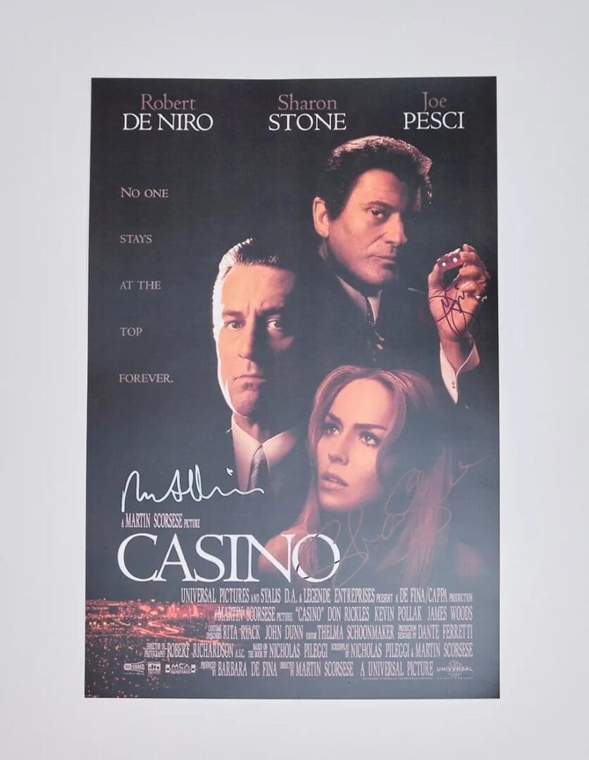 "Casino" Autographed Mini Poster