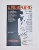 "Scarface" Cast Autographed Mini Movie Poster