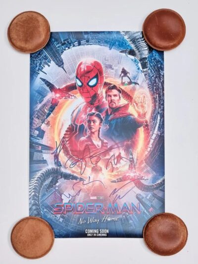 "Spider-Man No Way Home" Autographed Mini Movie Poster