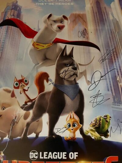 "Superpets" Autographed Poster