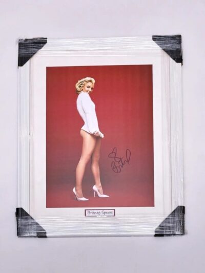 Framed Britney Spears Autographed Photo