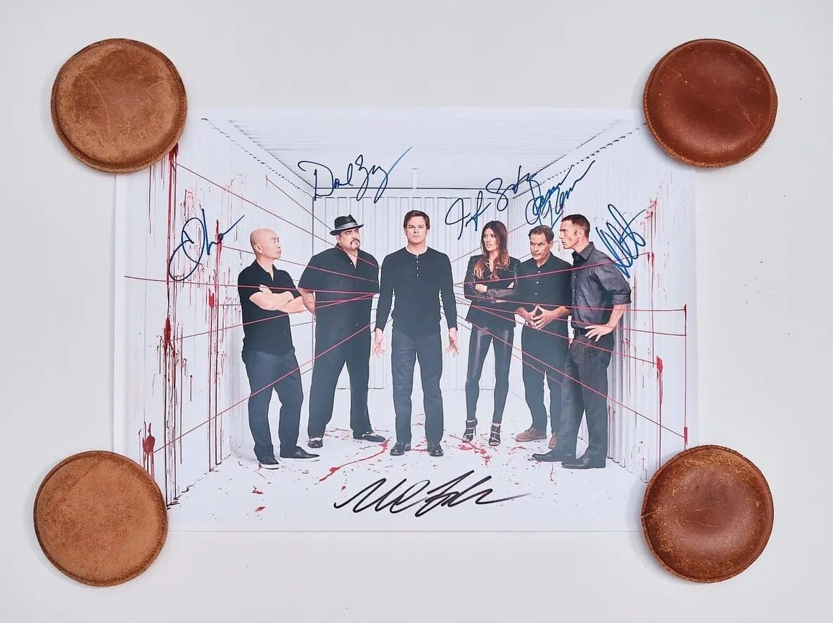 "Dexter" Cast Autographed Mini Poster