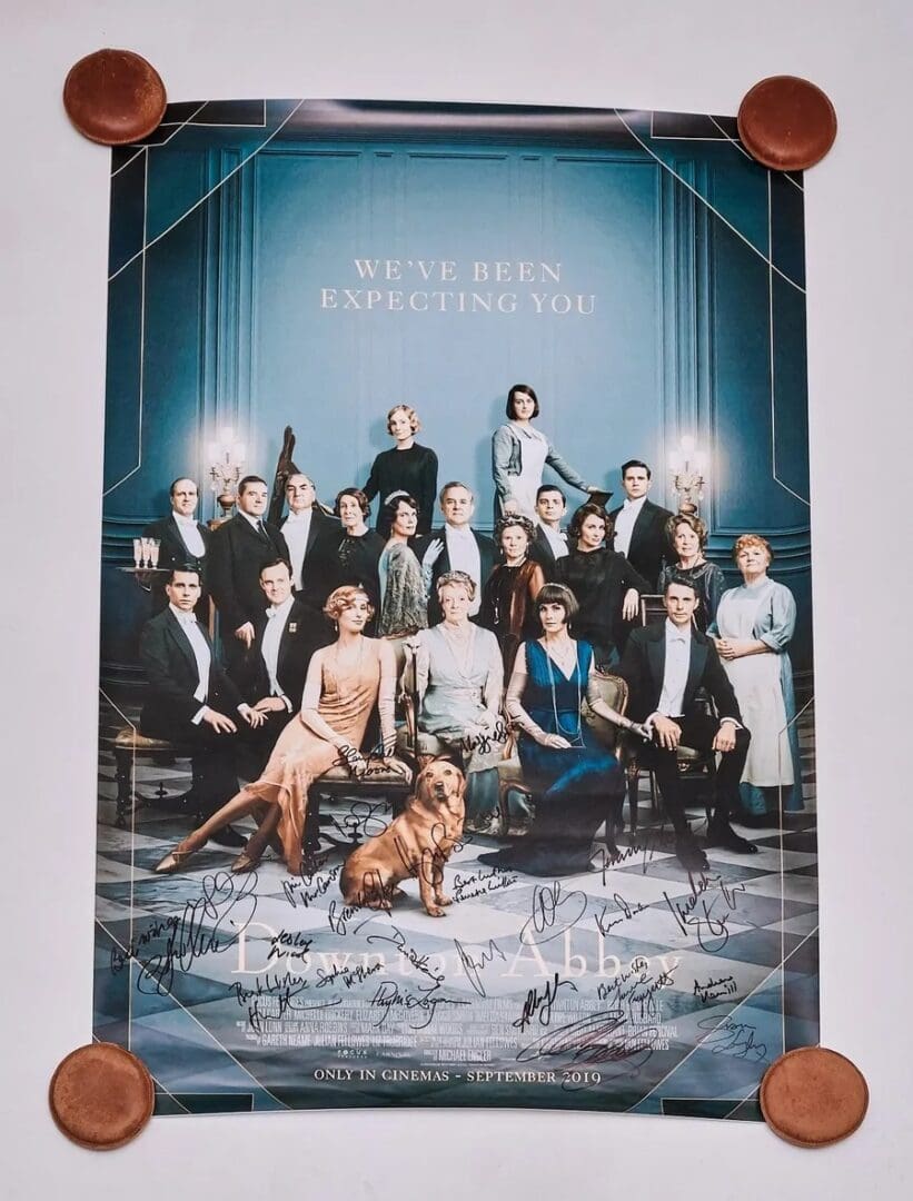 "Downton Abby" Autographed Photo