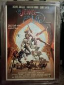 Framed "The Jewel of the Nile" Autographed Movie Poster
