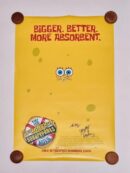 "SpongeBob Squarepants" Autographed Movie Poster
