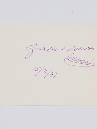 "Enzo Ferrari" Signature