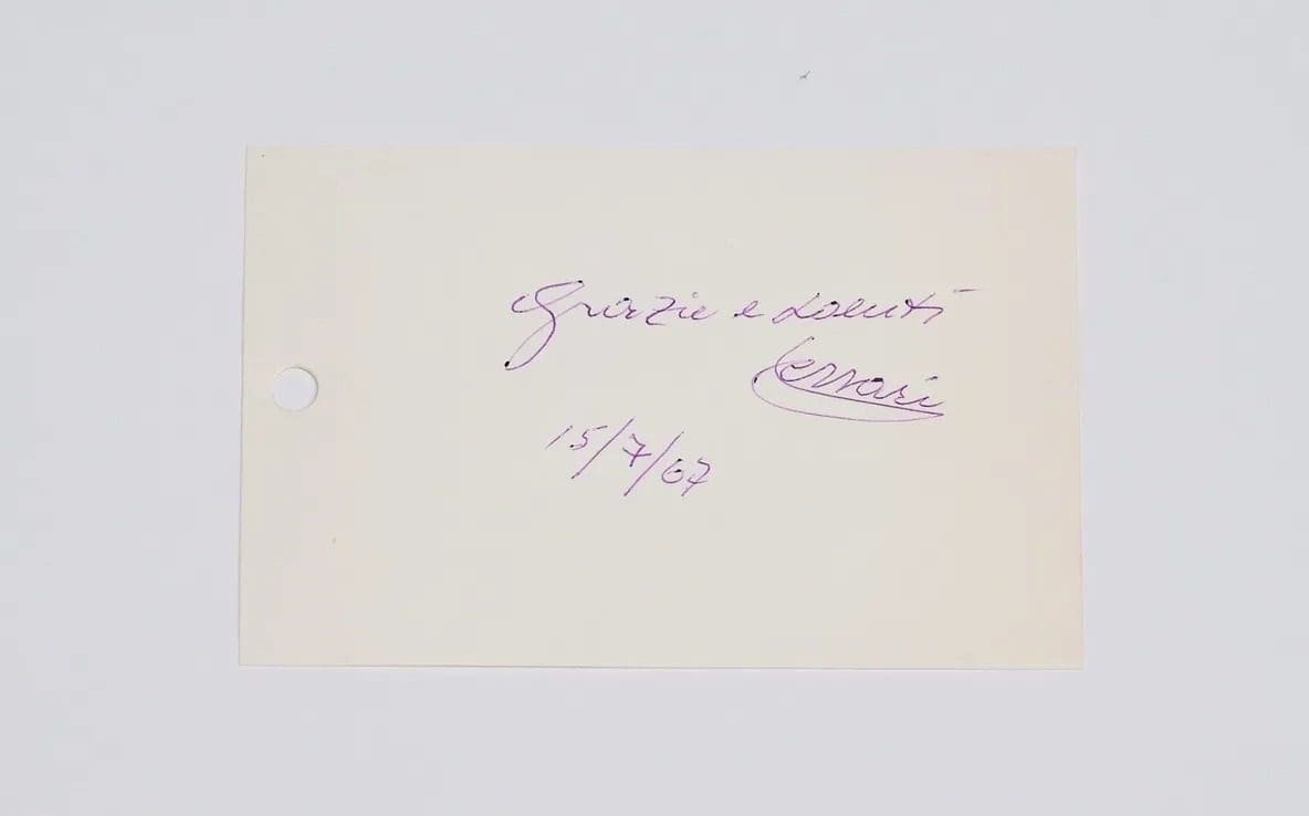 "Enzo Ferrari" Signature