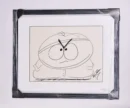 Framed Trey Parker "Eric Cartman" Autographed Drawing (South Park)