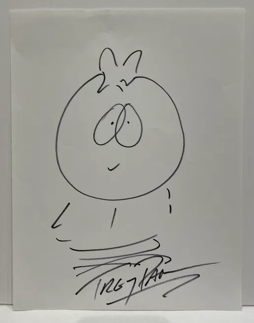 "South Park" Trey Parker Autographed Sketch (Butters)