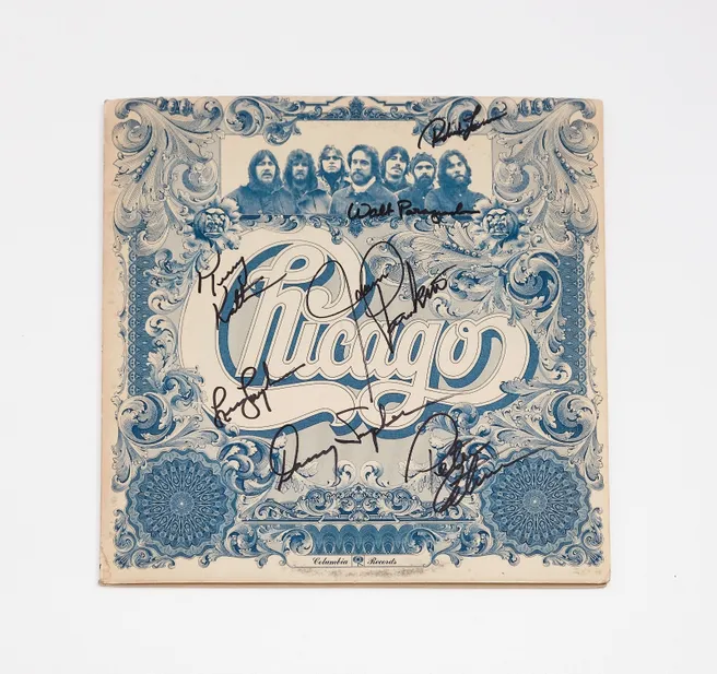 "Chicago" Band Autographed Album