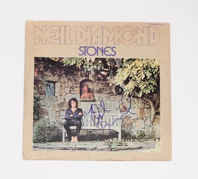 "Neil Diamond" Signed Album "Stones"