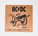 "AC/DC For Those About To Rock" Autographed Album