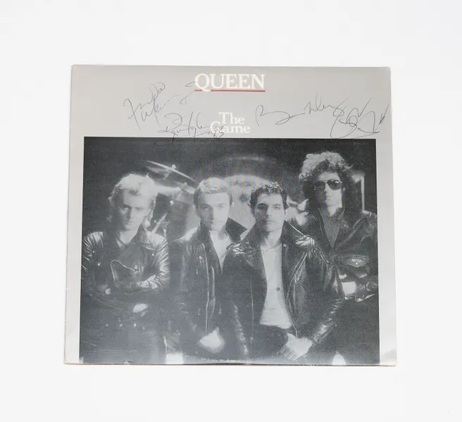 "Queen" Band Signed Album "The Game"