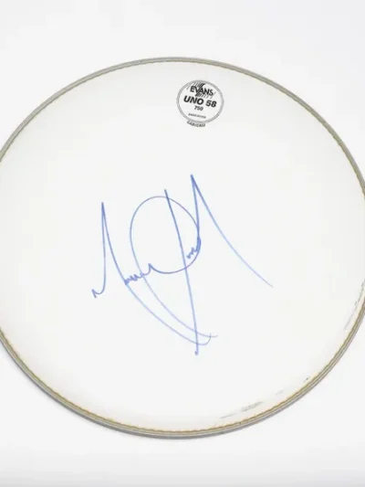 "Michael Jackson" Autographed Drum Head