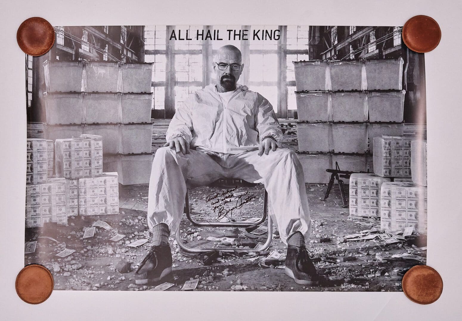 All Hail the King Autographed by Bryan Cranston