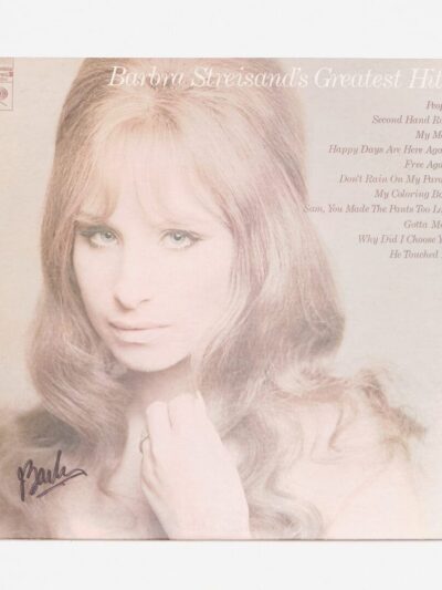 Barbra Streisands Autographed Album Greatest Hits