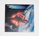 Signed "Afterburner" album with spaceship design.